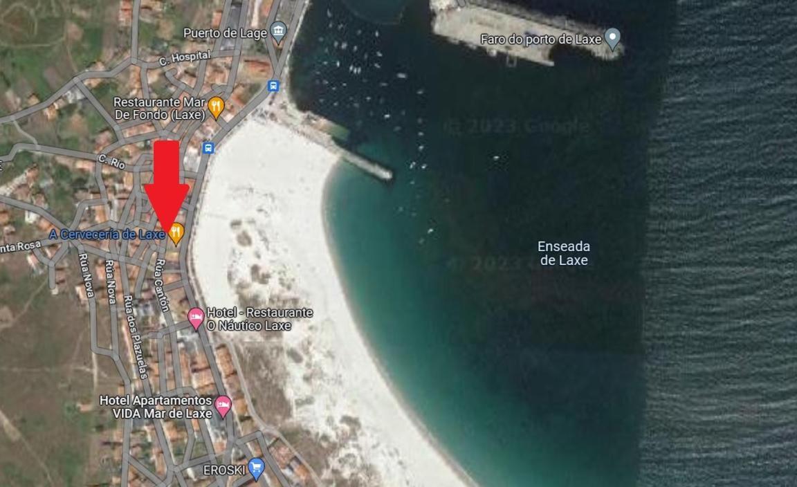 Apartamento En Playa De Laxe Buitenkant foto